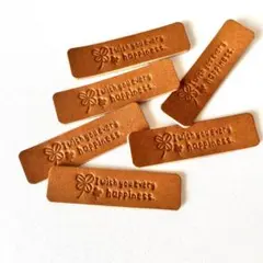 【Moon様専用画面です】革タグ　素材　20枚