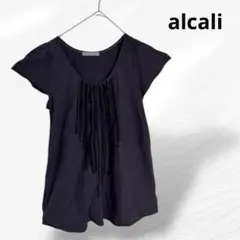 alcaliアルカリ フリル袖Tシャツ　カットソーのサムネイル