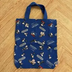 新品　非売品　青　ブルー　スヌーピー　トートバッグ　バッグ