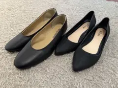 黒パンプス25cm2足セット