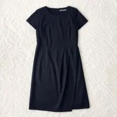 美品♡ kayme デイリーワンピース 洗える ストレッチ 黒 ブラック 13