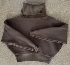 MURUA リブ編みタートルネックセーター Fサイズ