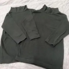 Hotcott ブラック アンダーシャツ 2枚セット 100