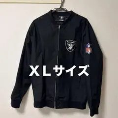 激レア入手困難NFL RaidersジャケットXL VTG 90s Rare NFL Oakland Raiders Leather Bomber Jacket 2XL