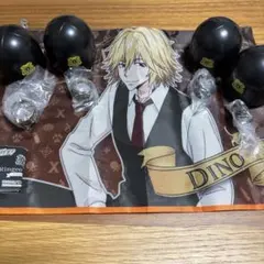 家庭教師ヒットマンREBORN ボンゴレリング 4つ +おまけ(ディーノさん)