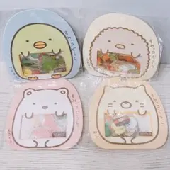 【4種セット】すみっコぐらし シール とんかつ ぺんぎん？ しろくま ねこ