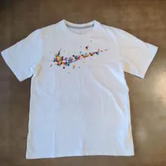 ナイキNike カラフルロゴ白 Tシャツ160キッズ L