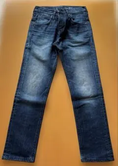 EDWIN ダークブルー ストレートデニム　メンズ28