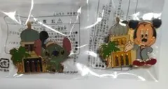 ディズニーリゾート／ピンバッジ／ミッキー、スティッチ