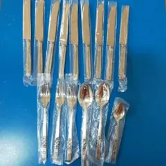 ステンレス製カトラリーセット 15点　スプーン　フォーク　ナイフ