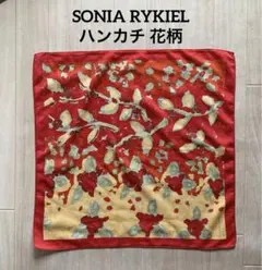 SONIA RYKIEL ハンカチ花柄 レッド系（ヘッドカーチス・バッグチーフ）のサムネイル