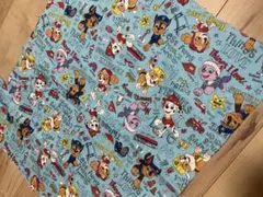 パウ・パトロール プリント生地 綿 水色