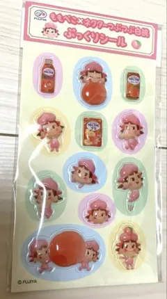 不二家 ペコちゃん ももペコ ネクター ぷっくりシール