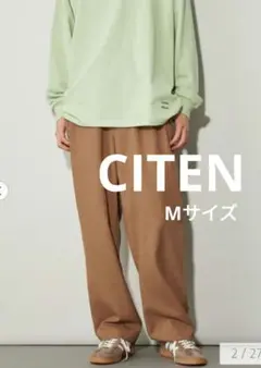 CITEN　リラックスイージースラックス　Мサイズ　ベージュ（ブラウンカラー）