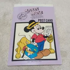 80年代ミッキーマウス ポストカード　5種デザイン