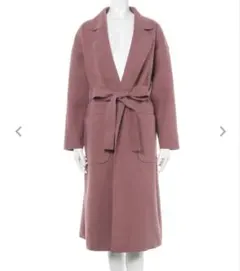 INGNI サイドスリットBIGロング／オーバーコート ピンク M