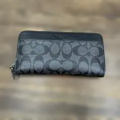 COACH 長財布 ブラック　メンズ