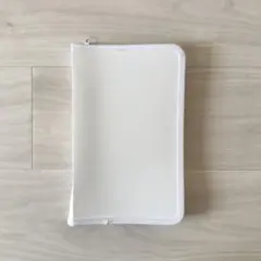 セリア 6リングバインダー ジッパーケース ホワイト