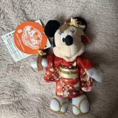 ミニー　ぬいば　ぬいぐるみバッジ　2022年 寅年 お正月限定