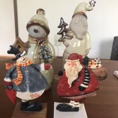 クリスマス　飾り　置物のサムネイル