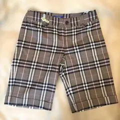 【美品】Burberry ブルーレーベル チェック柄ハーフパンツ 日本製 S