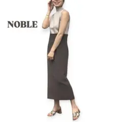 3【美品】NOBLE ショルダーストラップ　サロペットワンピースのサムネイル