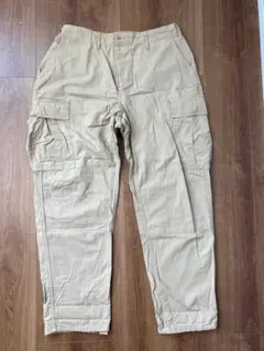 ベージュ ワークパンツ
