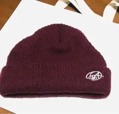 お値下げ❣️【新品未使用】 ニット帽　ワインレッド(ボルドー) フリーサイズ