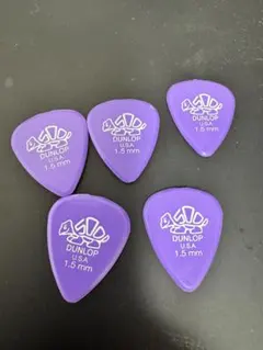 JIM DUNLOP DELRIN 500ギターピック 1.5mm 5枚セット