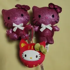 ♡ハローキティ♡シークレットマスコットホルダー×2＆チャレンジくじ マスコット