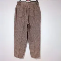 チェック柄パンツ　72cm　日本製　綿100%