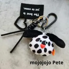 mojojojo じゃらじゃらキーホルダー フェイスマスコット Pete 犬 黒