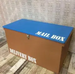 65《宅配BOX》木製 収納 ボックス ポスト デリバリーりんご箱 インテリアのサムネイル