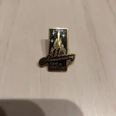 ディズニー　11周年　ピンバッジ