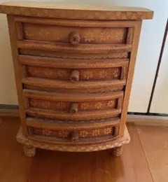 木製アクセサリーボックス 4段 Yanti