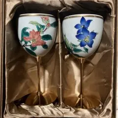 29,160円　九谷焼　中原史雄　ワイングラス(１脚　右側) 29, 九谷焼 中原史雄 ワイングラス(1脚 右側)