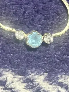 クリスチャンディオールネックレス 青い宝石美品