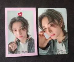 スキズ　ヒョンジン　ソシャパ　トレカ　ステッカー　Hyunjin