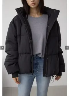 azul by moussy フード付きダウンジャケット