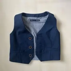 next フォーマルベスト 6〜9ヶ月 ネイビー