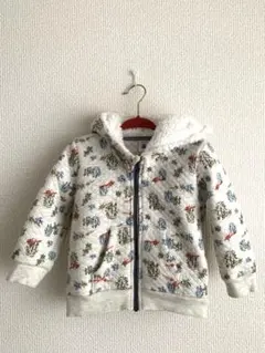 プチバトーアウター、パーカー24m 男の子アウター　フード付きアウター