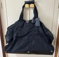PRADA プラダ　ボストンバッグ　黒　ナイロン製