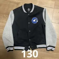 【ユニクロ】子ども　男の子　スタジャン　ジャンパー　120センチ　スヌーピー