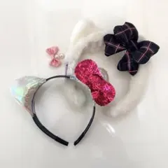 レア ユニバ カチューシャ ハローキティ ユニバーサルスタジオジャパン アクセ