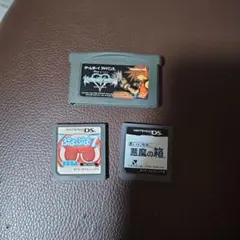 ニンテンドーDSソフト、GBAソフト 3点セット