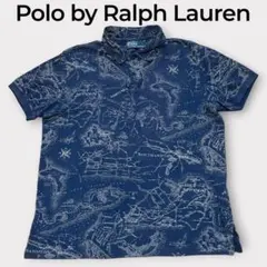 Polo by Ralph Lauren 地図柄ポロシャツ