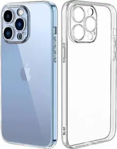 iPhone 14 promax用 ケース クリア 全透明 ソフト TPU