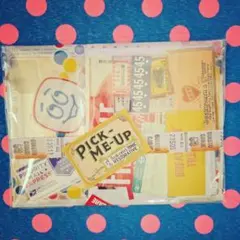 紙ものビンテージラッピングセット　パン袋ワンダー