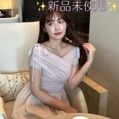 herlipto Gathered Bicolor Dress