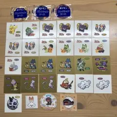 ポケモン　シール　ポケモンパンシール　サーティワン　サッポロ一番　ポケピース